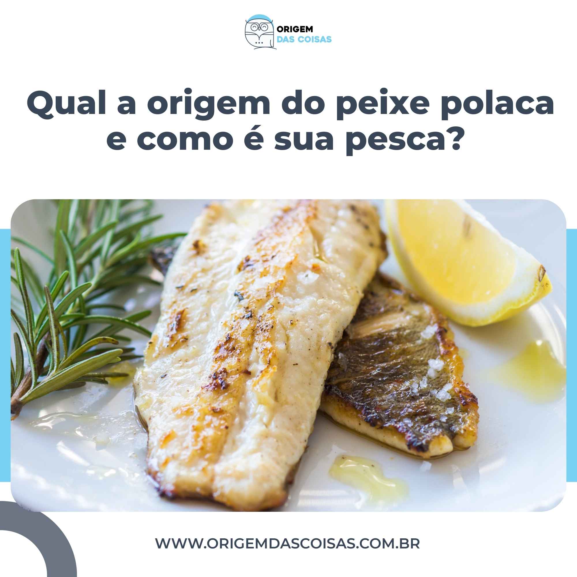 Qual a origem do peixe polaca e como é sua pesca