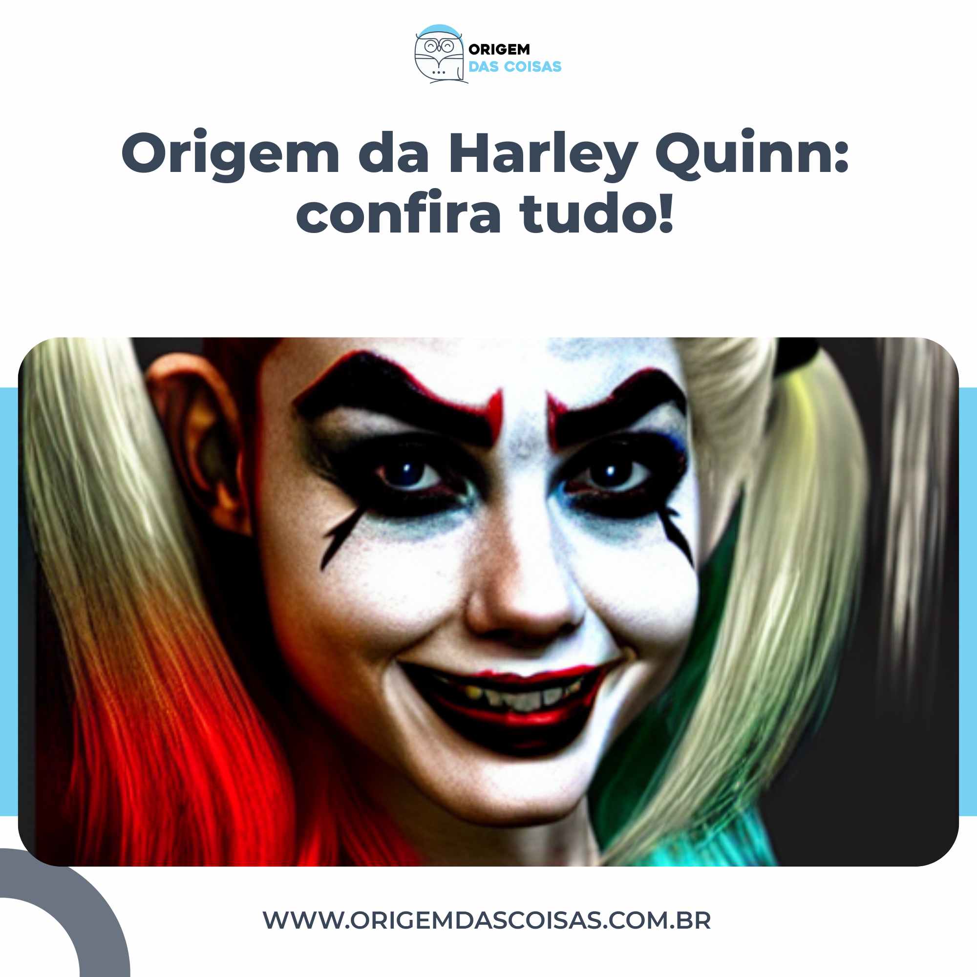 Origem da Harley Quinn confira tudo!