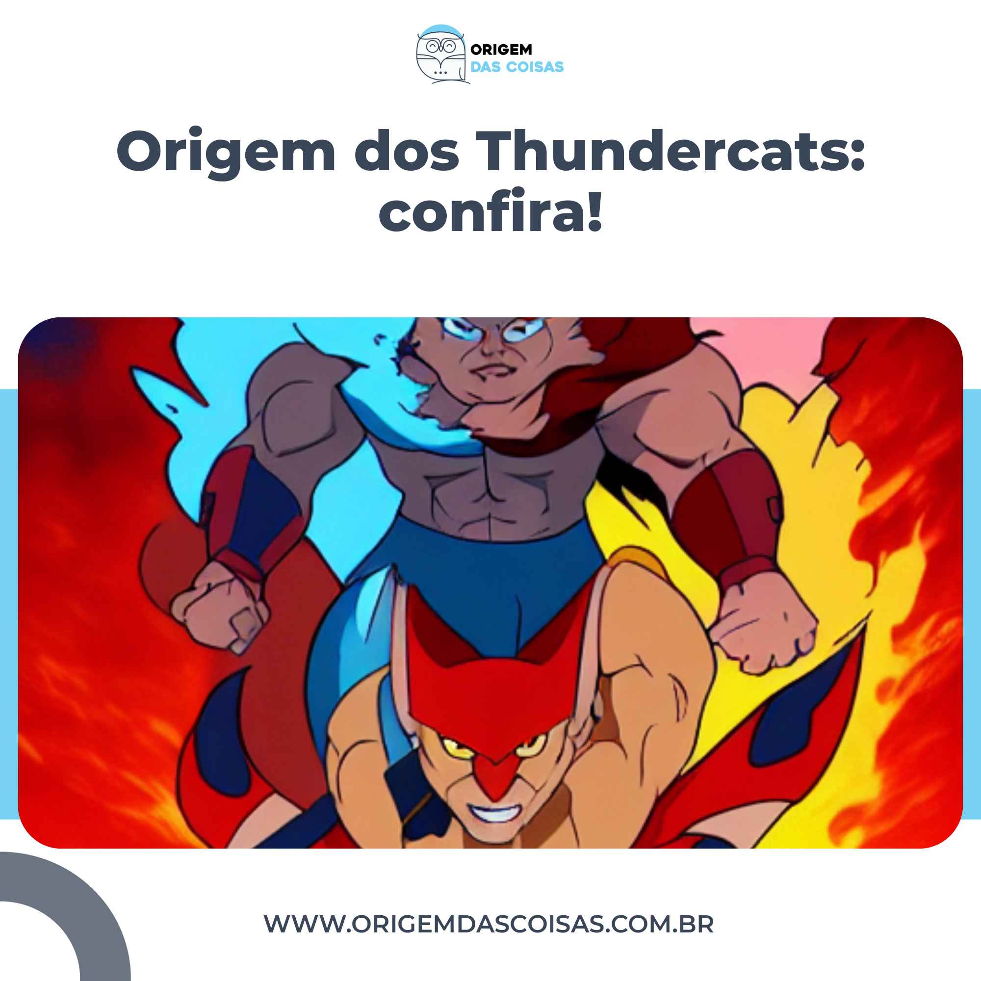 Origem dos Thundercats confira!